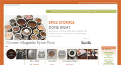 Desktop Screenshot of custommagneticspicerack.com